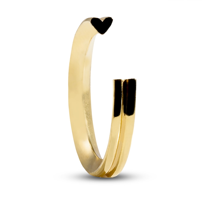 Main Image 1 of Stella Valle Heart Ring 18K Gold-Plated Brass