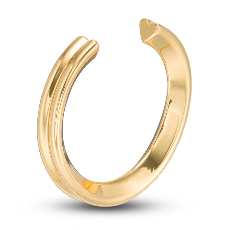 Main Image 2 of Stella Valle Heart Ring 18K Gold-Plated Brass
