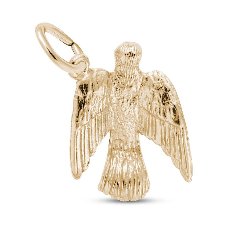 Dove Charm 14K Yellow Gold