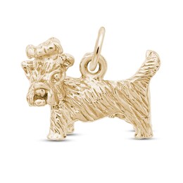 Yorkshire Terrier Charm 14K Yellow Gold