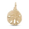 Sand Dollar Charm 14K Yellow Gold