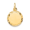 Thumbnail Image 1 of Engravable Round Disc Charm 14K Yellow Gold