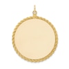 Thumbnail Image 1 of Engravable Round Disc Charm 14K Yellow Gold