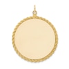 Thumbnail Image 0 of Engravable Round Disc Charm 14K Yellow Gold