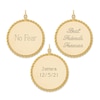 Thumbnail Image 2 of Engravable Round Disc Charm 14K Yellow Gold