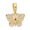 Thumbnail Image 1 of Filigree Butterfly Charm 14K Yellow Gold