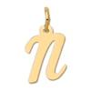 Thumbnail Image 0 of Small "N" Initial Charm 14K Yellow Gold
