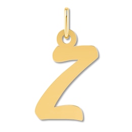 Small &quot;Z&quot; Initial Charm 14K Yellow Gold