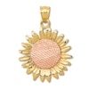 Thumbnail Image 1 of Sunflower Charm 14K Two-Tone Gold