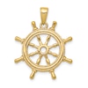 Thumbnail Image 1 of Ships Wheel Charm 14K Yellow Gold