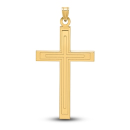 Laser-Etched Corps Charm 14K Yellow Gold
