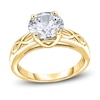 Thumbnail Image 0 of Diamond Solitaire Infinity Engagement Ring 2 ct tw Round 14K Yellow Gold (I2/I)
