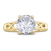 Thumbnail Image 2 of Diamond Solitaire Infinity Engagement Ring 2 ct tw Round 14K Yellow Gold (I2/I)