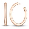Thumbnail Image 1 of Polished Hoop Earrings 14K Rose Gold 50mm