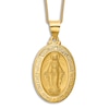 Thumbnail Image 1 of Blessed Virgin Medal Pendant Necklace 14K Yellow Gold