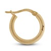 Marco Dal Maso Men's Hoop Mono Earring Sterling Silver/18K Yellow Gold-Plated