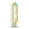 Thumbnail Image 2 of Diamond Hexagon Push Lock Charm 1/20 ct tw Round 14K Yellow Gold