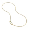 Thumbnail Image 4 of Diamond Oval Push Lock Charm 1/10 ct tw Round 14K Yellow Gold