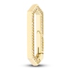 Thumbnail Image 2 of Diamond Long Hexagon Push Lock Charm 1/5 ct tw Round 14K Yellow Gold