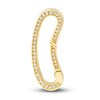 Thumbnail Image 1 of Diamond Bean Push Lock Charm 1/5 ct tw Round 14K Yellow Gold