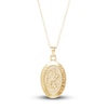 Thumbnail Image 0 of Children's Saint Christopher Pendant Necklace 14K Yellow Gold 13"