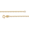 Thumbnail Image 2 of Children's Diamond-Cut Hollow Cable Chain Necklace 14K Yellow Gold 13"