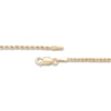Thumbnail Image 2 of Children's Semi-Solid Glitter Rope Bracelet 14K Yellow Gold 6"