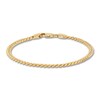 Thumbnail Image 1 of Children's Hollow Miami Cuban Link Bracelet 14K Yellow Gold 6"