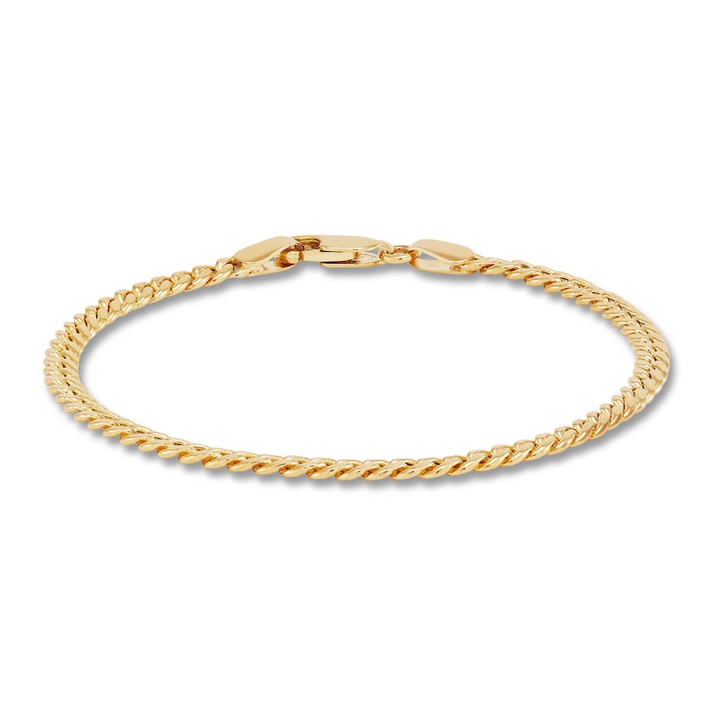Main Image 1 of Children's Hollow Miami Cuban Link Bracelet 14K Yellow Gold 6"