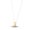Thumbnail Image 1 of Children's Diamond Solitaire Necklace 14K Yellow Gold 13" (I/I3)