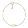 Thumbnail Image 1 of Children's Star Station Bracelet Diamond Accents 14K Yellow Gold 6" Adj.