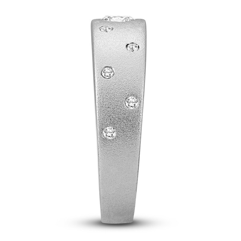 Main Image 3 of Diamond Anniversary Ring 1/2 ct tw Round 14K White Gold