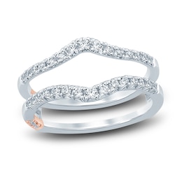 Pnina Tornai Diamond Enhancer Ring 1/2 ct tw Round 14K White Gold