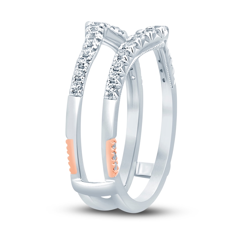 Pnina Tornai Diamond Enhancer Ring 1/2 ct tw Round 14K White Gold