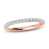 Thumbnail Image 1 of Juliette Maison Natural Aquamarine Eternity Ring 10K Rose Gold