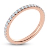 Thumbnail Image 2 of Juliette Maison Natural Aquamarine Eternity Ring 10K Rose Gold