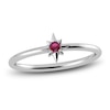 Thumbnail Image 1 of Juliette Maison Natural Rhodolite Garnet Starburst Ring 10K White Gold