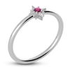 Thumbnail Image 2 of Juliette Maison Natural Rhodolite Garnet Starburst Ring 10K White Gold