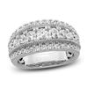 Thumbnail Image 1 of Diamond Anniversary Ring 1-1/2 ct tw Round 18K White Gold