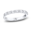 Thumbnail Image 1 of Shy Creation Diamond Ring 1/4 ct tw Round/Baguette 14K White Gold SC55006221