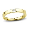 Thumbnail Image 1 of Men's Diamond Wedding Band 1/4 ct tw Princess 14K Yellow Gold