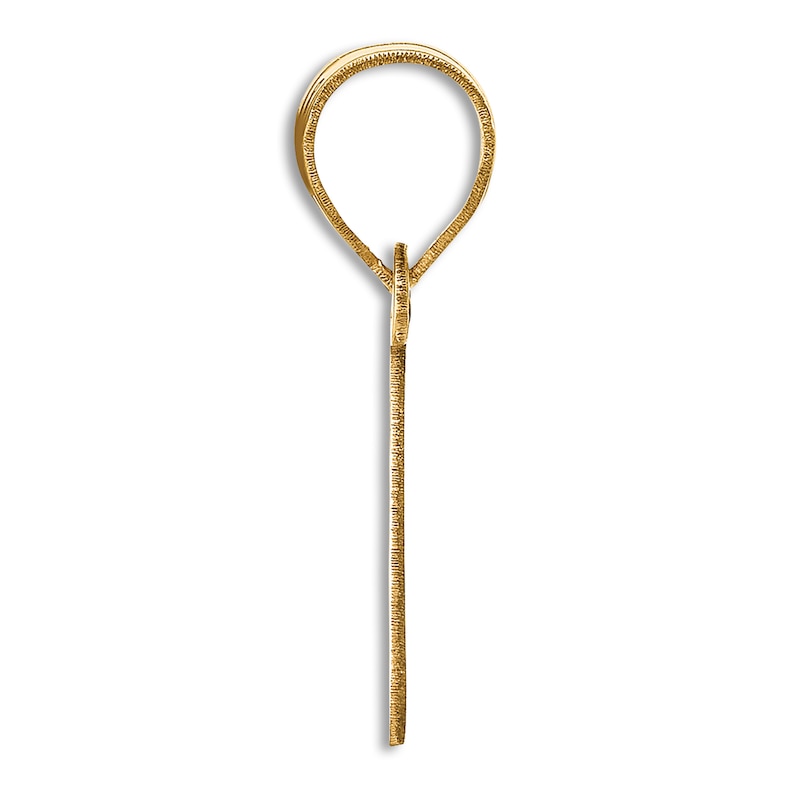 Main Image 2 of Initial I Necklace 14K Yellow Gold 18"