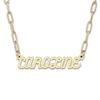 Thumbnail Image 1 of High-Polish Name Link Necklace 14K Yellow Gold 18"