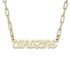 Thumbnail Image 0 of High-Polish Name Link Necklace 14K Yellow Gold 18"