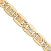 Thumbnail Image 0 of Men's Solid Valentino Chain Necklace 14K Two-Tone Gold 22" 5mm