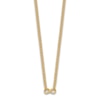 Thumbnail Image 2 of High-Polish 2-Strand Infinity Necklace 14K Yellow Gold