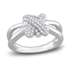 Thumbnail Image 1 of Y-Knot Diamond Ring 1/4 ct tw Round 14K White Gold