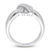 Thumbnail Image 2 of Y-Knot Diamond Ring 1/4 ct tw Round 14K White Gold