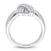 Thumbnail Image 3 of Y-Knot Diamond Ring 1/4 ct tw Round 14K White Gold