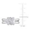 Thumbnail Image 3 of Y-Knot Diamond Ring 1/4 ct tw Round 14K White Gold